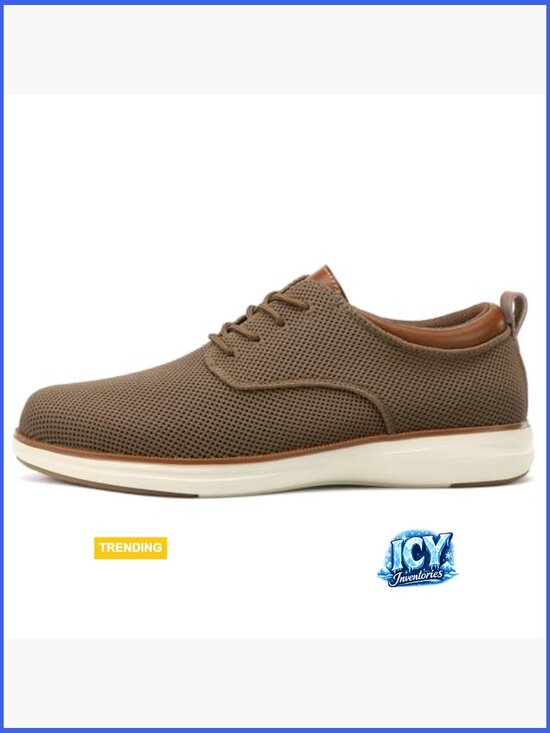 Wide Casual Dress Oxfords Business Shoes Mesh Breathable Walking main image 6